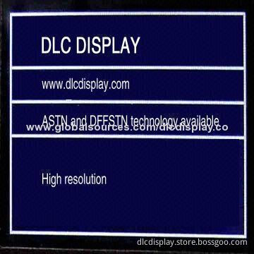 Blue STN LCD Displays with Transmissive/Negative Polarize Type